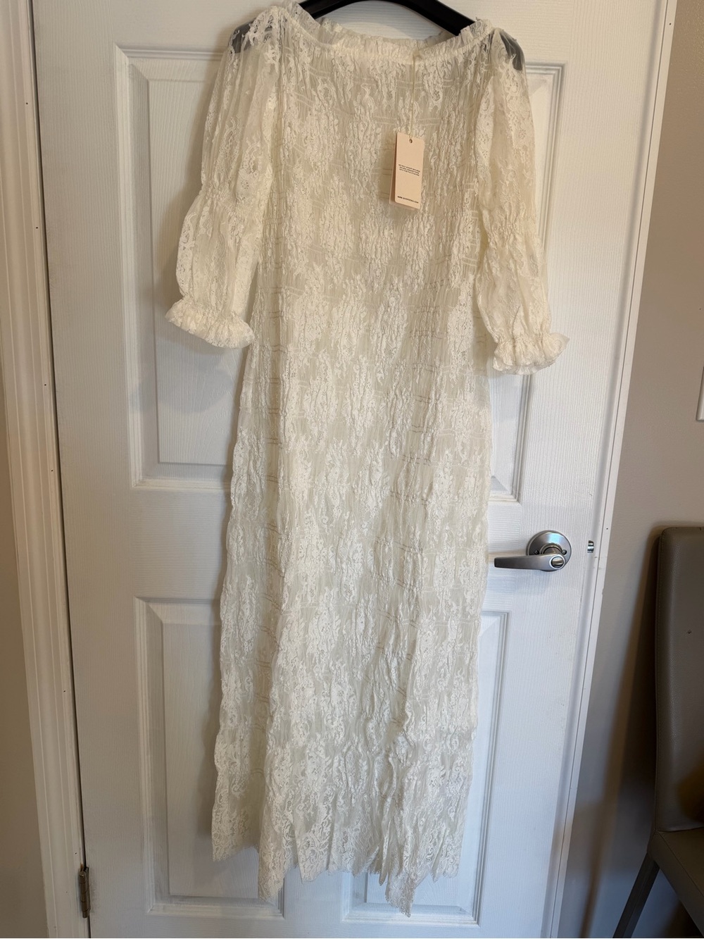 NWT Doen RAQUELLA DRESS -- SALT LACE - Picture 2 of 8